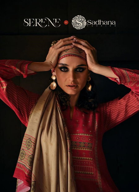 Serene By Sadhana Viscose Pashmina Dress Material Wholesalers In Surat
